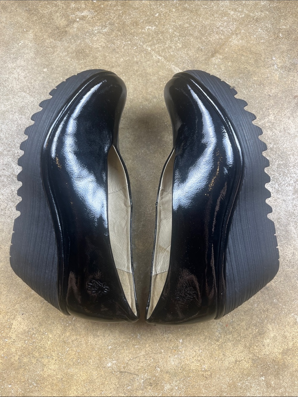 Fly London Yoza Black Patent Platform Wedge Slip-Ons
Size: 39 - Picture 10 of 13